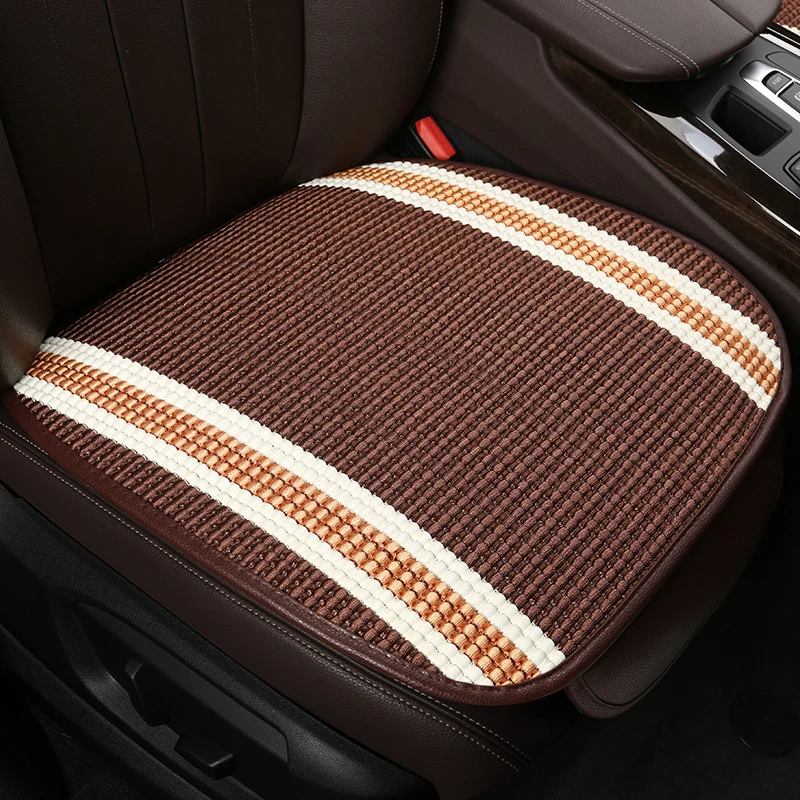 

KKYSYELVA 1pcs Universal Pu Leather Car Seat Cover Cushion Protection Pad Mat Voiture Auto Seat Protector Interior accessories