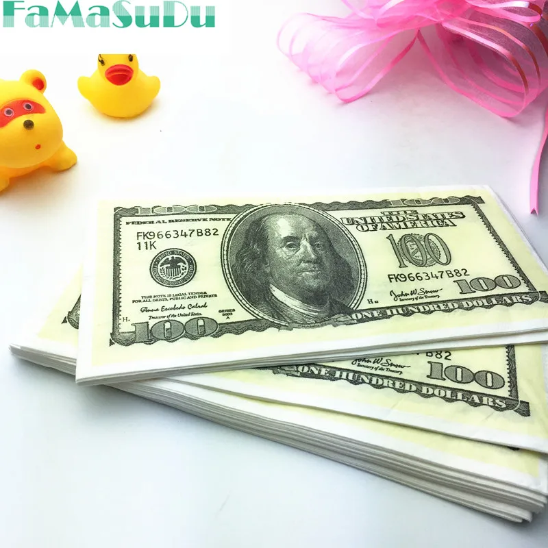 dollar bill towel