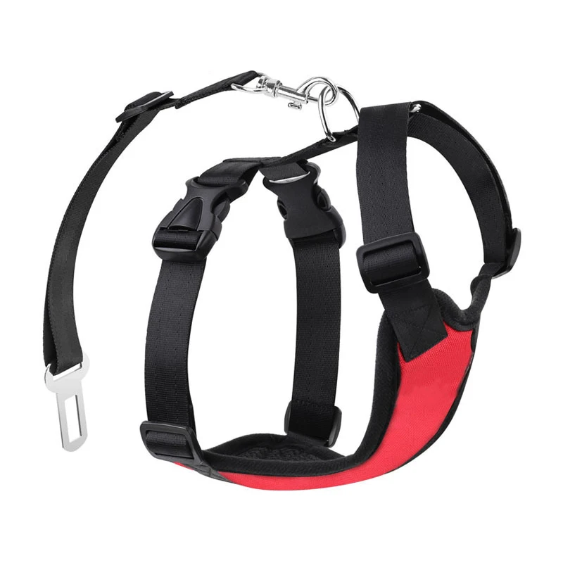 

Dog Leash Harnesses Pet Car seat belt Pet Collars Leads Vehicle Car Pet Dog Leashes 10"~20" Adjustable Pet strap