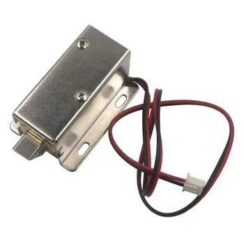 

DC12V 0.6V Electric Lock Assembly Solenoid for Door Drawer Lock Tongue Down 10Pcs/5Pcs