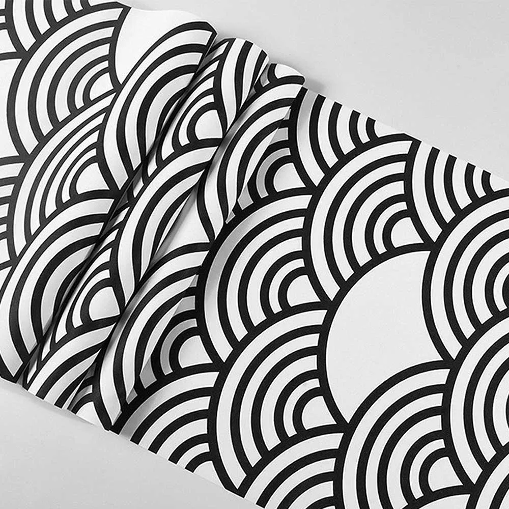 

Decoration Maison Nordic Black White Stripes Wall Papers Home Decor Minimalist Ins Geometric Wallpaper For Living Room Bedroom