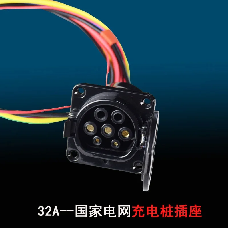 

EV Charging Station Power Out Outlets Socket for Electrical Vehicle Charging Leads with 1m cable EV Charging Point