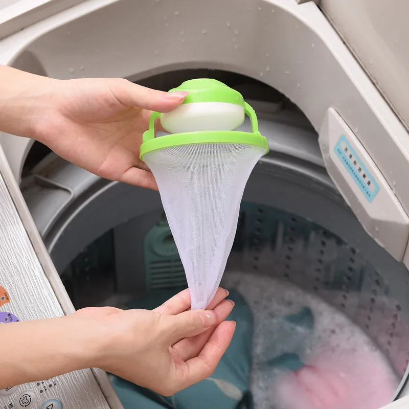 

Hair Removal Catcher Filter Mesh Pouch Cleaning Balls Bag Dirty Fiber Collector Washing Machine Filter Laundry Balls Discs