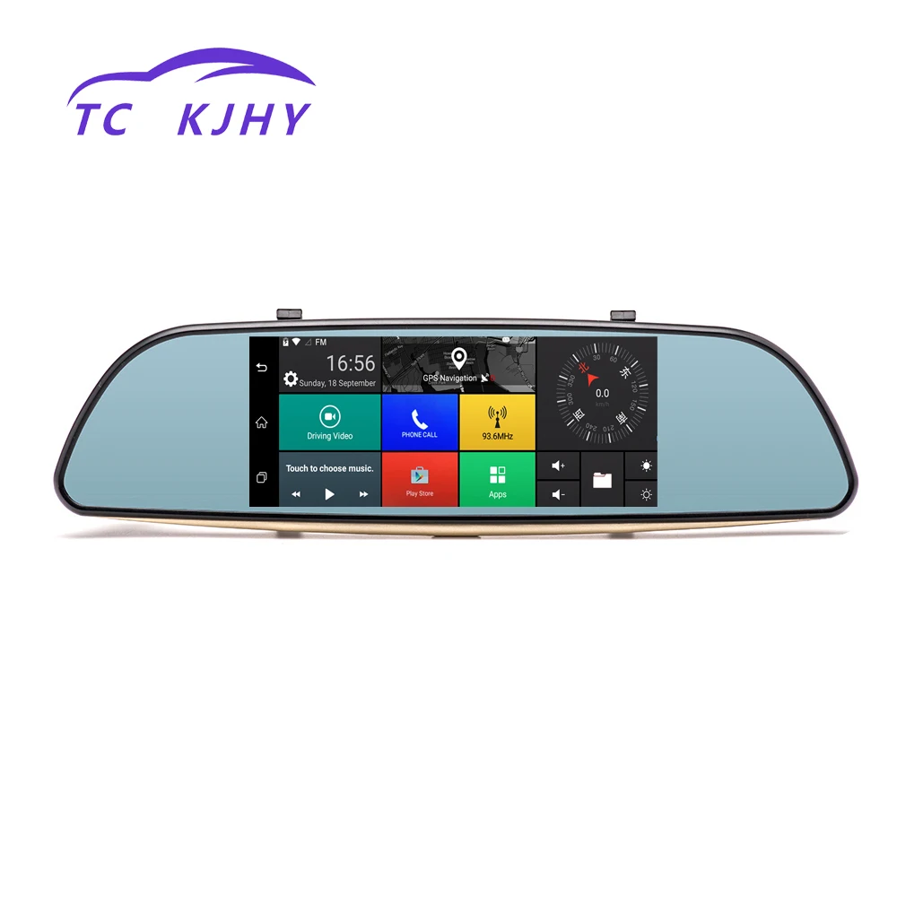 

2018 Auto Full HD 1080P Video Recorder Camera GPS Rearview 7 Inch Dash Cam Car DVR 3G Touch Mirror Camera Mirror Registrar