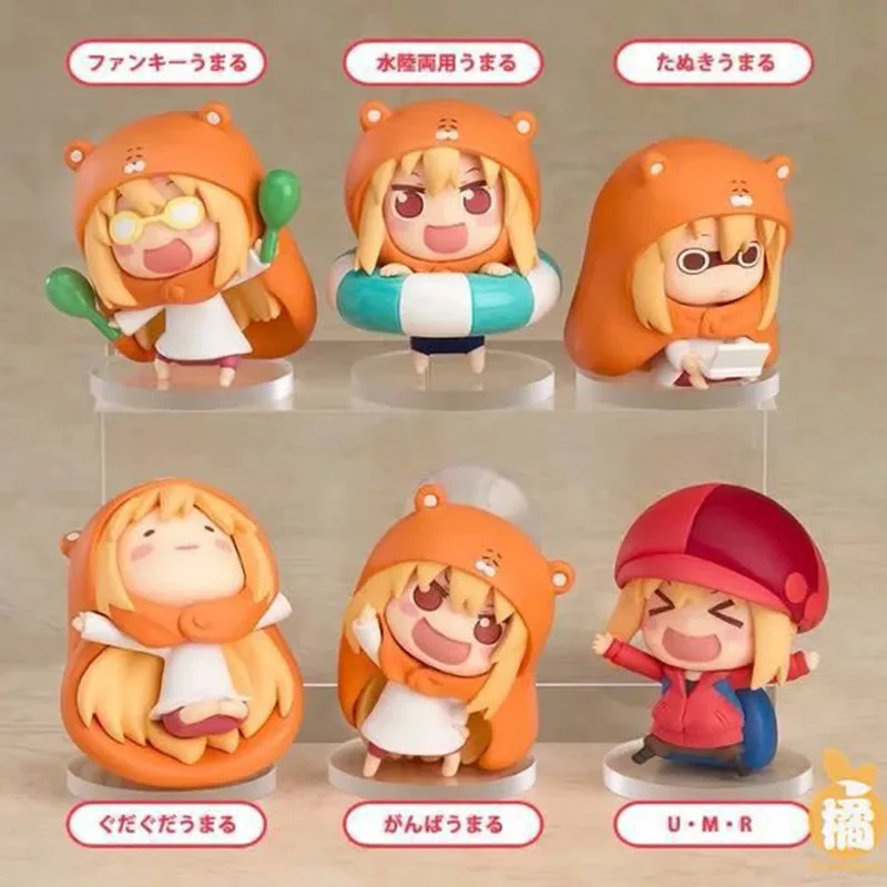 Himouto! Umaru chan 6pcs/set Mini Action Figures 1/16 scale painted
