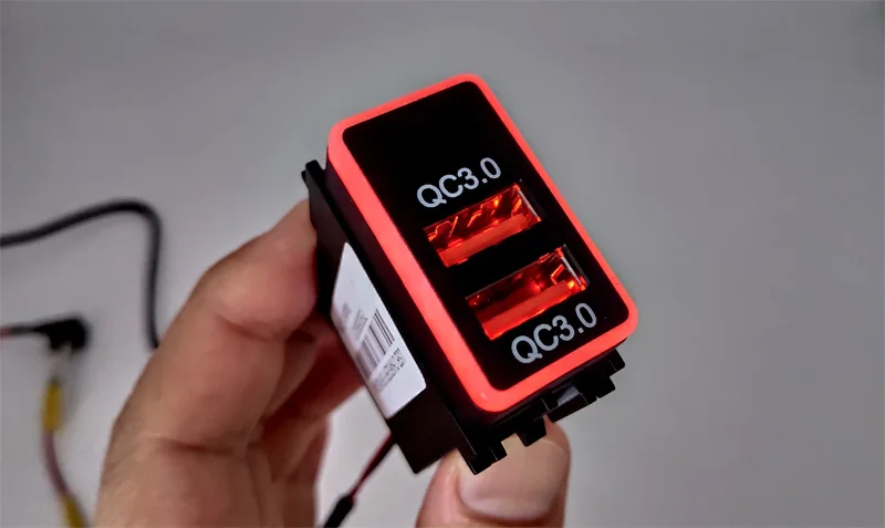 XCGaoon QC3.0 Quickcharge автомобильное зарядное устройство двойной USB телефон КПК адаптер DVR Plug& Play кабель для NISSAN