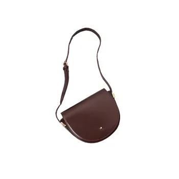 

Female small bag simple style PU leather fashion bag vintage messenger shoulder bag women's handbag cute QINGUTYU9