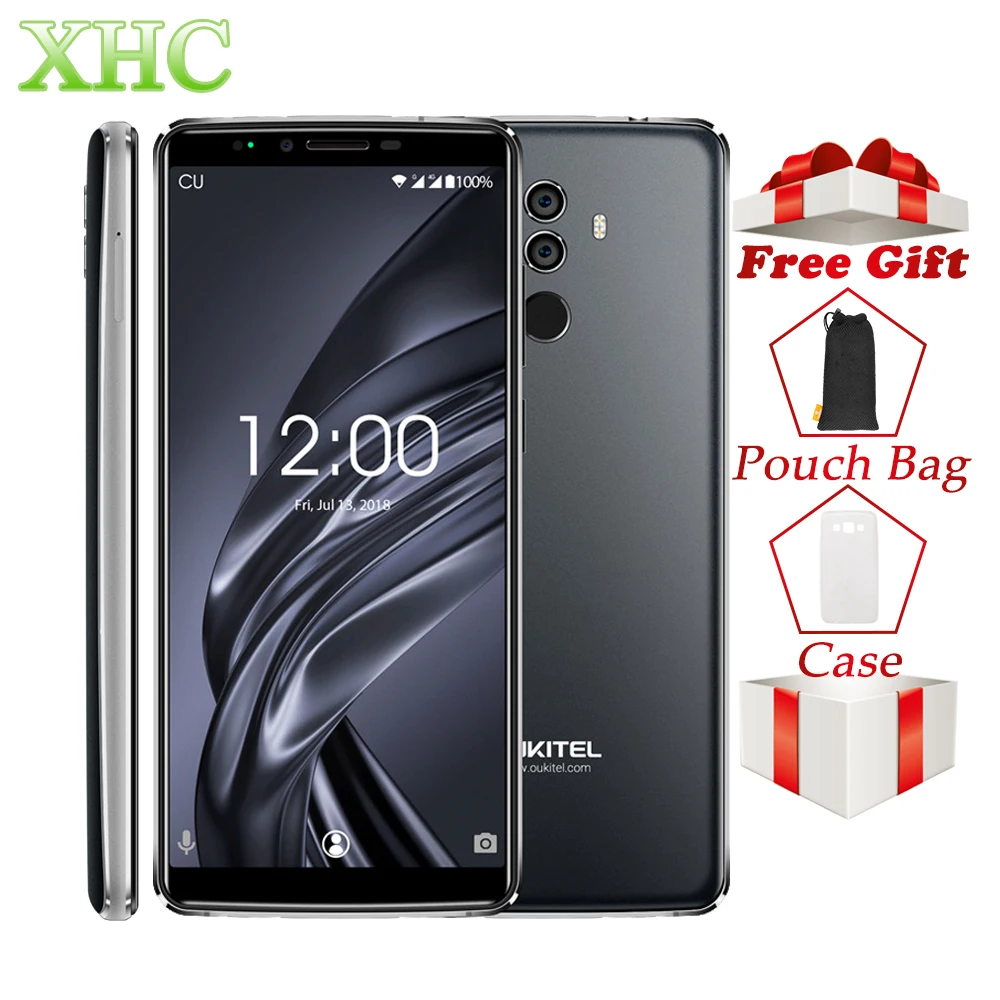 

Oukitel K8 6.0'' 18:9 FHD+ Cellphones 4GB RAM 64GB ROM MT6750T Octa Core Android 8.0 13MP+5MP 4G Dual SIM Fingerprint Smartphone