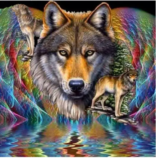 Wolves and kaleidoscope