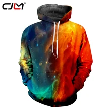 CJLM мужские цветные 3D толстовки с принтом Харадзюку большой