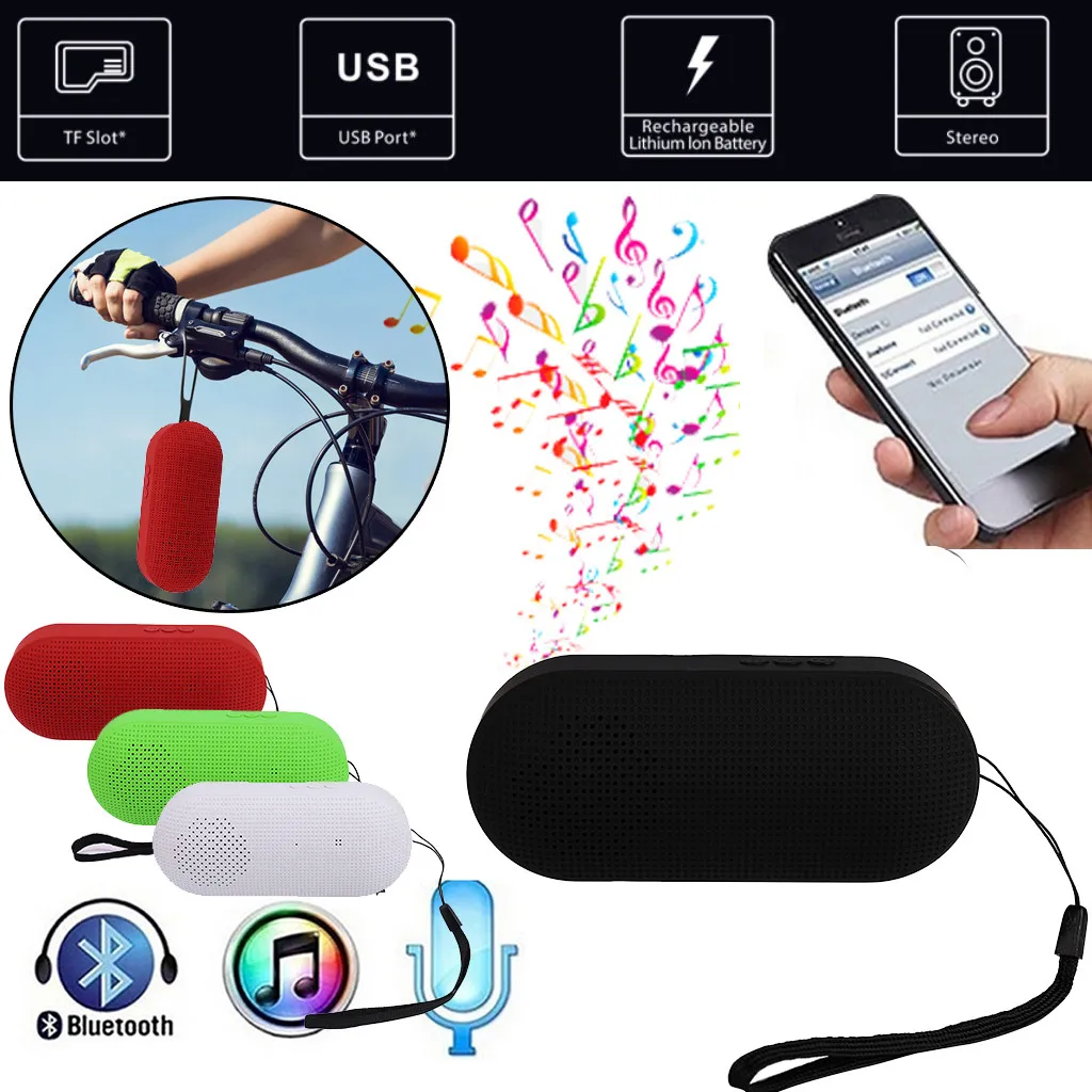 

Bluetooth Speaker column fm radio Wireless portable sound box mp3 loudspeaker usb subwoofer tf card aux boombox PC soundbar