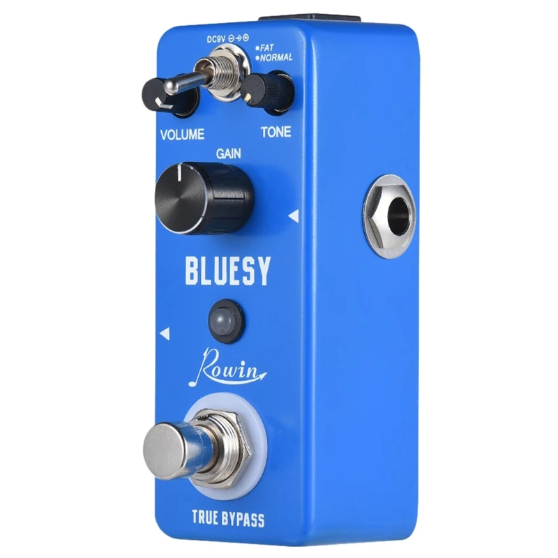 

Rowin Lef-321 Bluesy Guitar Effect Pedal Overdrive Aluminum Alloy Shell True Bypass Pedal Musical Instruments