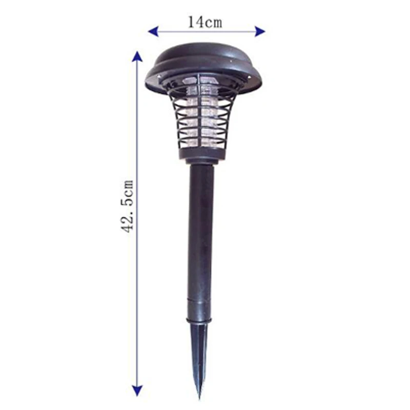 Новый открытый светодиодный солнечного света для украшения сада москитная убийца УФ-светодиодный солнечный светильник IP65