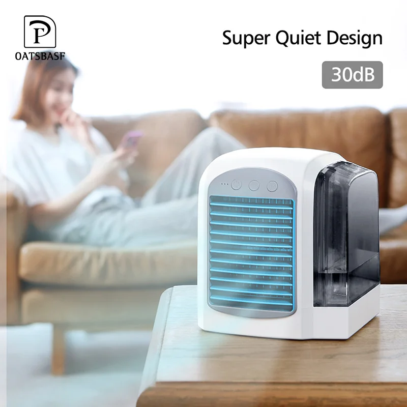 

Oatsbasf High Quality Portable Home Office Dormitory Outdoor Air Conditioning Humidifying Water Cooled Fan Air Conditioning Fan
