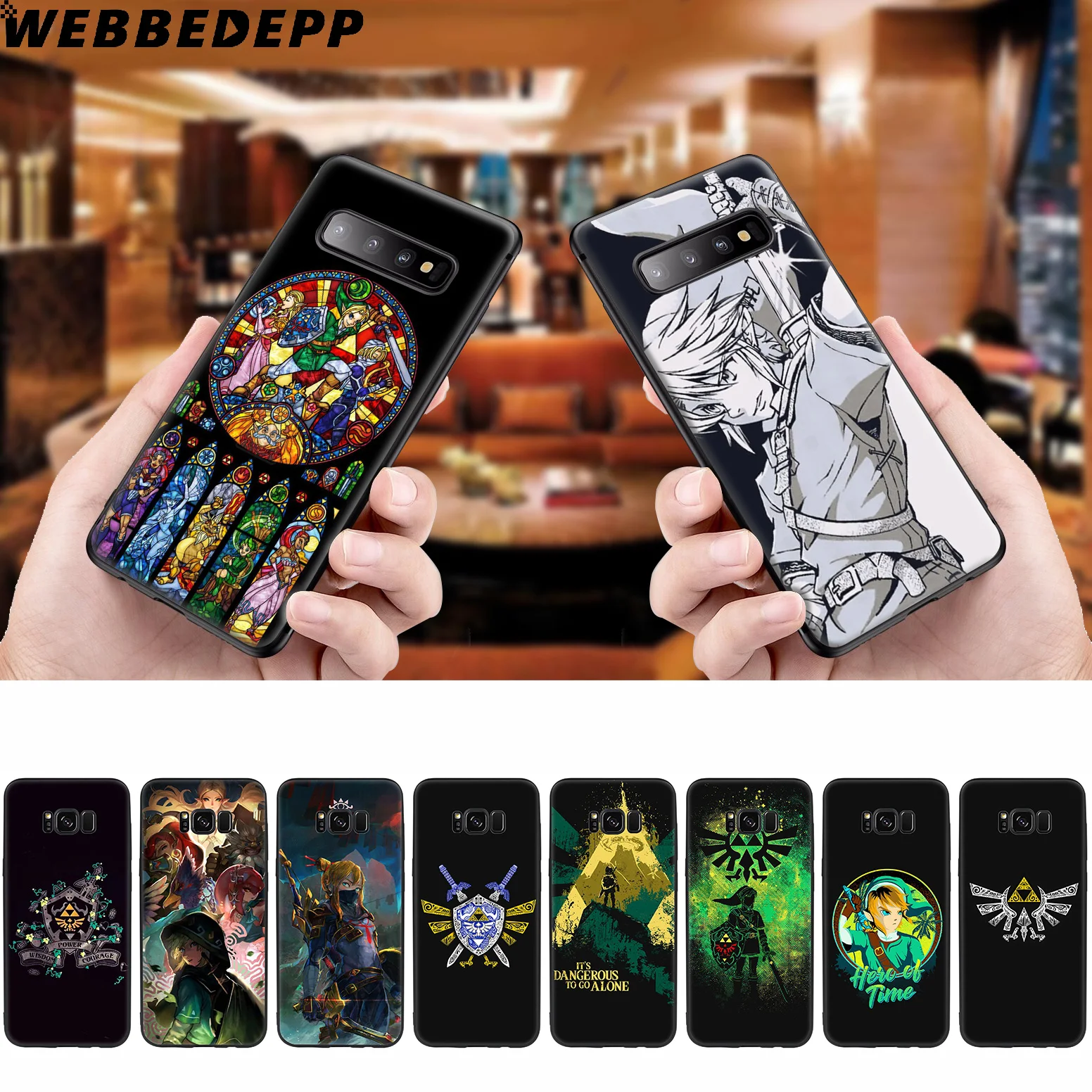 WEBBEDEPP Legends Of Zelda мягкий чехол для Samsung Galaxy S10 S10e S9 S8 Plus S7 S6 Edge &amp J6 2018 Note 10 9 8 |