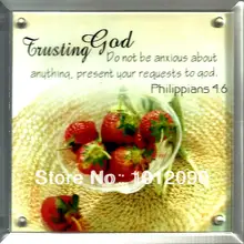 Прозрачная акриловая настольная табличка печать знаков акриловый рекламный стол