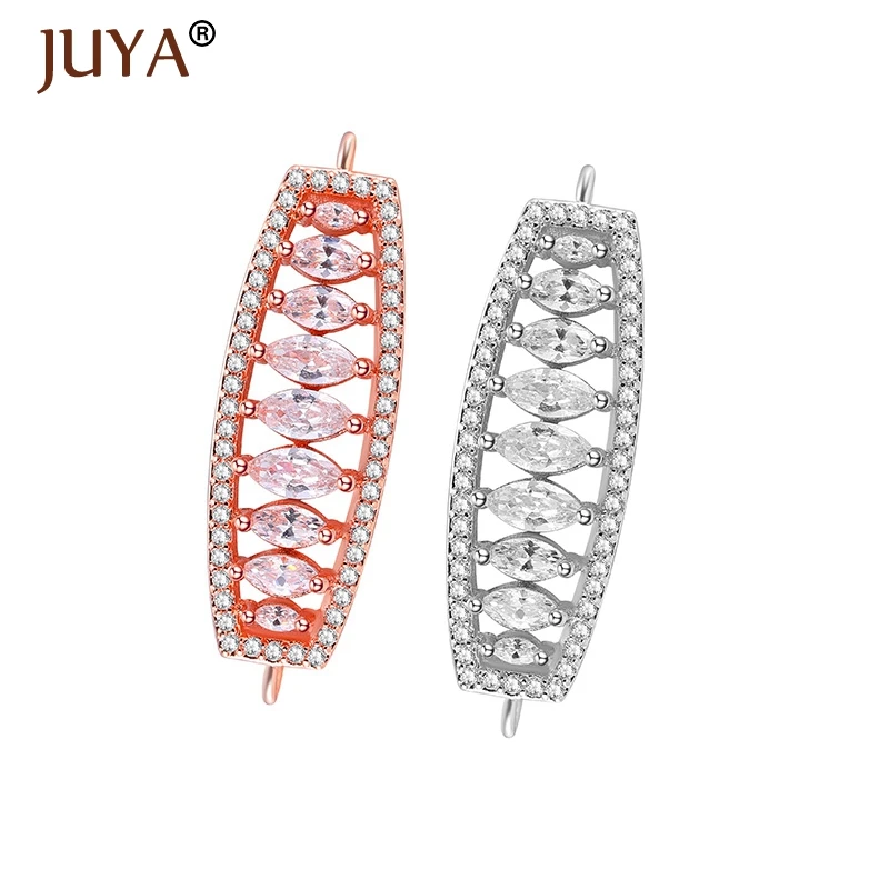 

2017 Latest Design luxury CZ Rhinestone Crystal Connectors Pendant For Diy Jewelry Bracelet Necklace Earring Accessories Parts