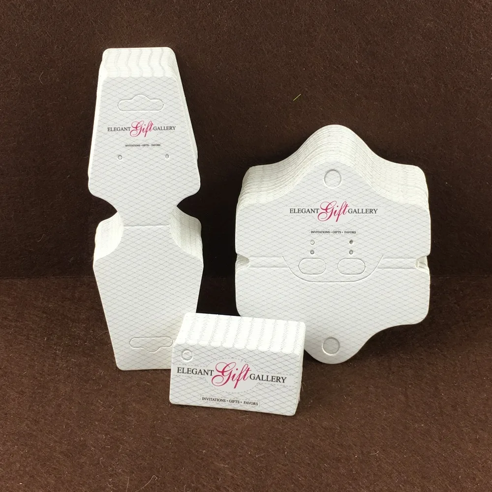 

Jewelry Card Necklace Bracelet Anklet Paper Card Custom Logo Print Text Logo Personalize Paper Card Wholesale 1000Pcs/Lot