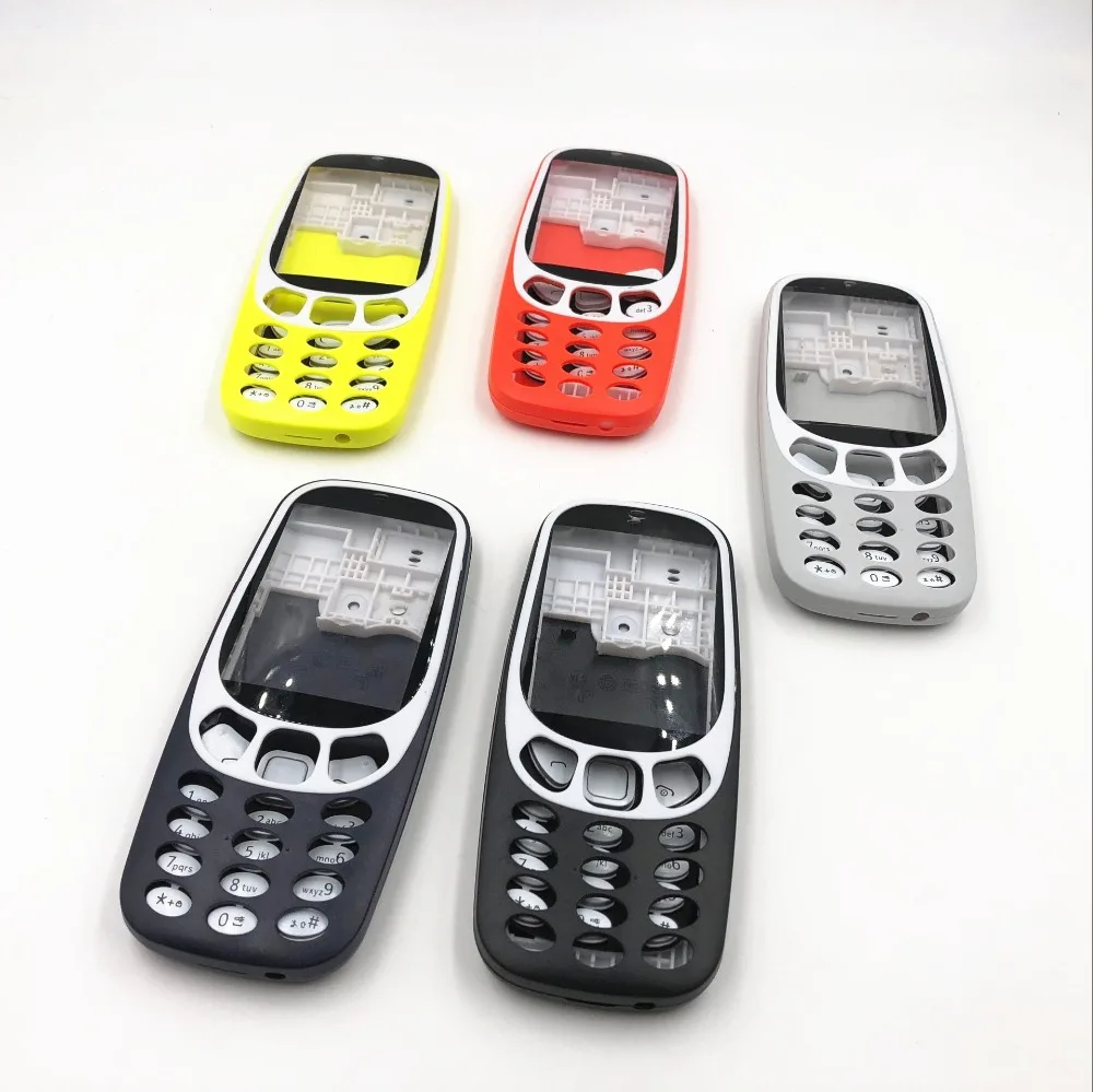 RTBESTOYZ полный корпус для Nokia 3310 лицевая рамка крышка батареи чехол с клавиатурой