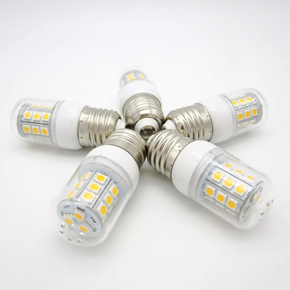 Pcs frete grátis 12VDC 24VDC 5 Lâmpada LED E27 B22 E14 24SMD G9 LED