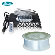 Maykit управление музыкой высокой мощности Светодиодный свет волокно осветитель для метеоритного мерцания эффект с PMMA Endlit оптический