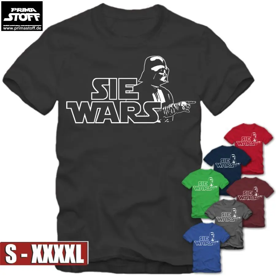 

SIE WARS - T-SHIRT |Star Wars|Darth Vader|Yoda|Trooper|Darkside|Geschenk|Fun| Print Tee Men Short Sleeve Clothing free shipping
