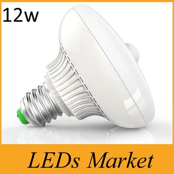 

Led human body infrared sensor bulb 12w smart radar microwave induction bulb garage corridor voice sensor lights