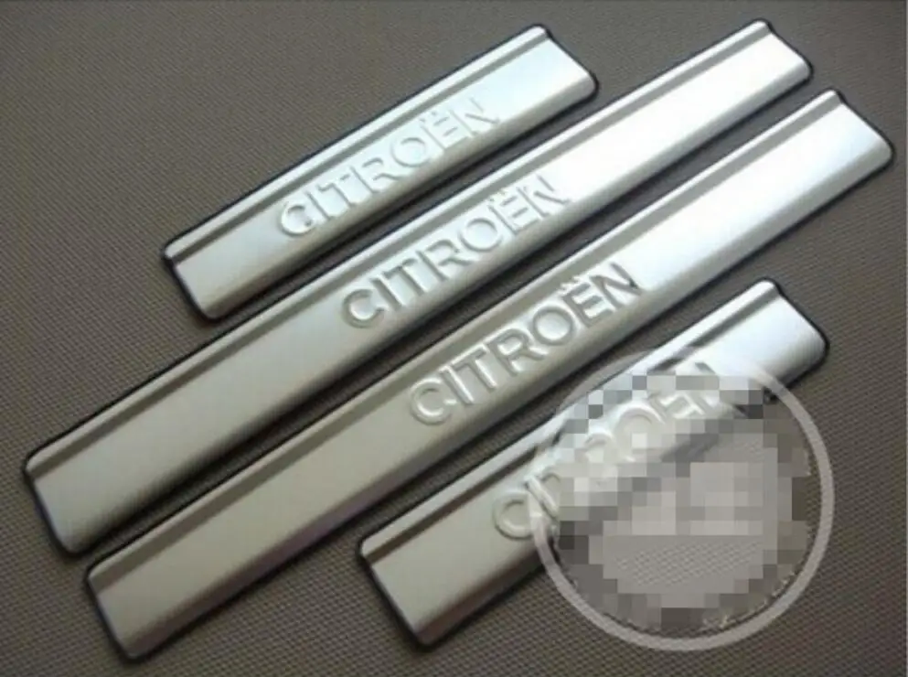 High quality Stainless Steel Scuff Plate door sill/for 2008-2011 for Citroen C-quatre | Автомобили и мотоциклы