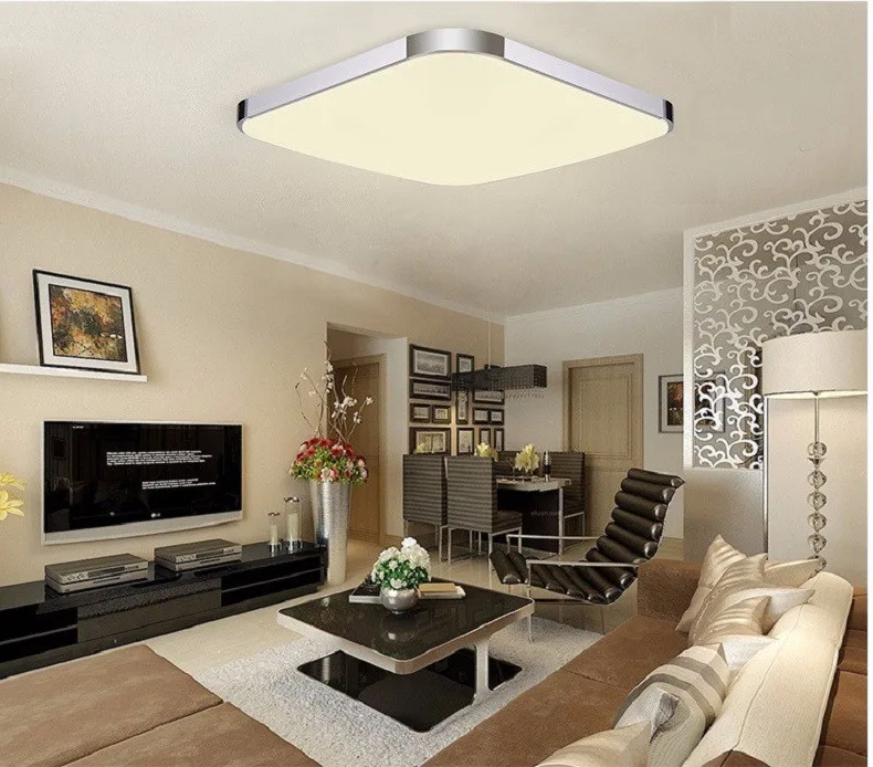 Conduziu a Luz de Teto para Casa Sala de Estar Sala de Estudo Lâmpada do Teto Luminárias de Iluminação Arte Acrílico Quarto Lâmpada Comercial 110-240v 18 Luzes de teto