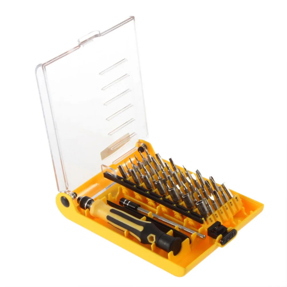 

Portable Durable Tweezers Mobile Kit 45 in 1 Set Torx Precision Screw Driver Cell Phone Repair Tool Set Hand Tools Kits