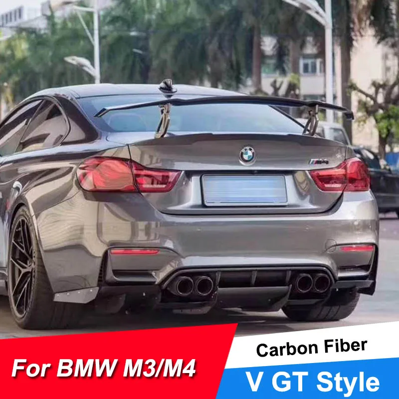 JNCFORURC углеродное волокно задний багажник автомобильные Спойлеры для BMW M1 M2 M3 M4 M5 M6