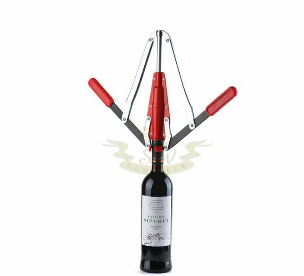 Portuguese DOUBLE LEVER METAL WINE CORKER bottle cork champagne mead cider (1)