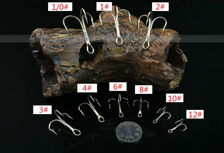 8 шт./лот Рыбалка barbe ВЧ hook1#2#3,#4#5# разъемная застежка-молния 1/0# hamecon тройной оснастка рыболовные аксессуары рыболовные снасти оборудование оптом