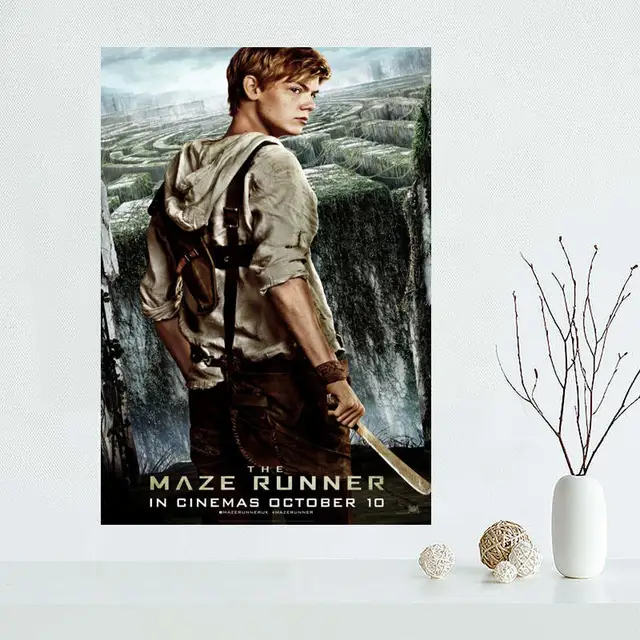 Custom maze runner 01 Home Decor modern For Bedroom Wall Fabric Silk