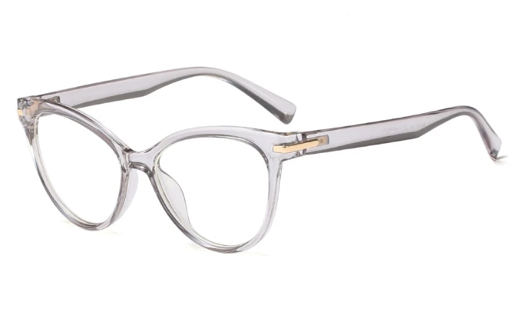 Кошачий глаз простые очки с заклепками оправа для мужчин и женщин трендовая стильная оптическая мода компьютерные очки 45662