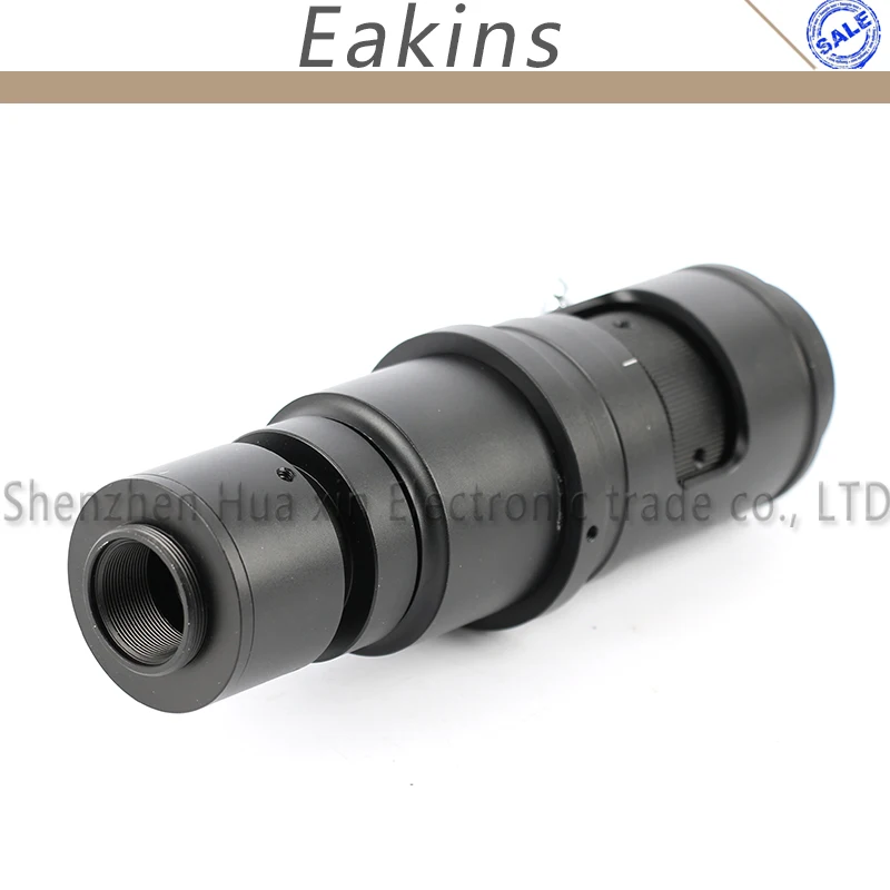 16X 160X Adjustable Magnification 25mm Zoom C-mount Lens 0.7X~5X For Industry Video Microscope Came