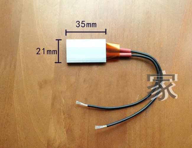 12 В ~ 220 В постоянной Температура PTC алюминиевый корпус Керамика нагреватель нагревательных пластин/Отопление лист 35*21