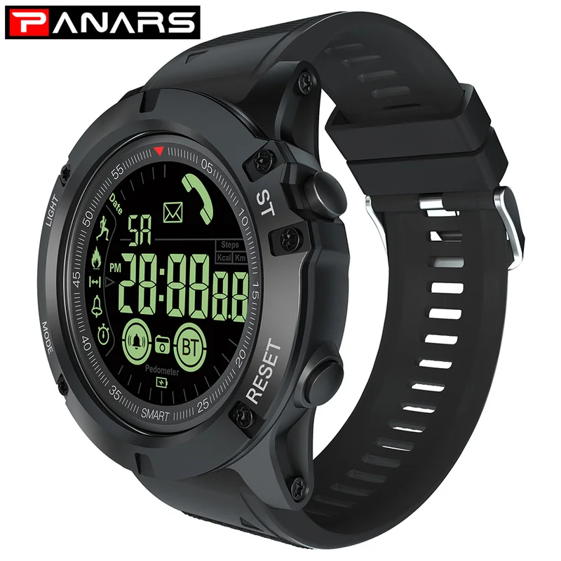

PANARS Smart Watch Men Waterproof Android IOS Pedometer Sports Watches Smart Mens Digital Watches Men Military Adult Man Fashion