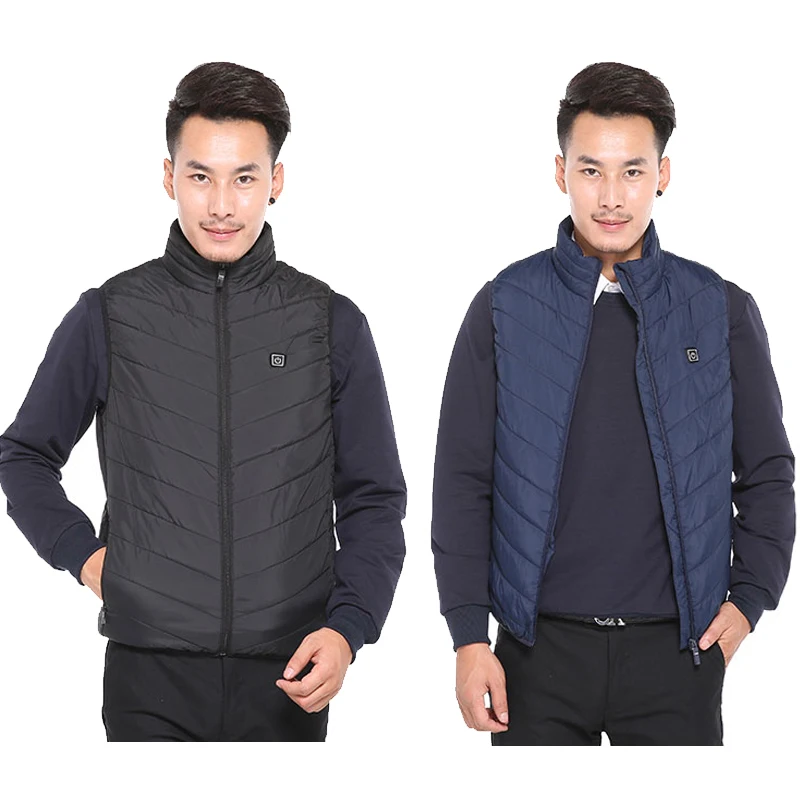 New Men Women Electric Heated Vest Heating Waistcoat USB Thermal Warm Cloth Feather Hot Sale Winter Jacket GC1101 Flash Deal TOP New Men Women Electric Heated Vest Heating Waistcoat USB Thermal Warm Cloth Feather Hot Sale Winter Jacket GC1101 Flash Deal TOP