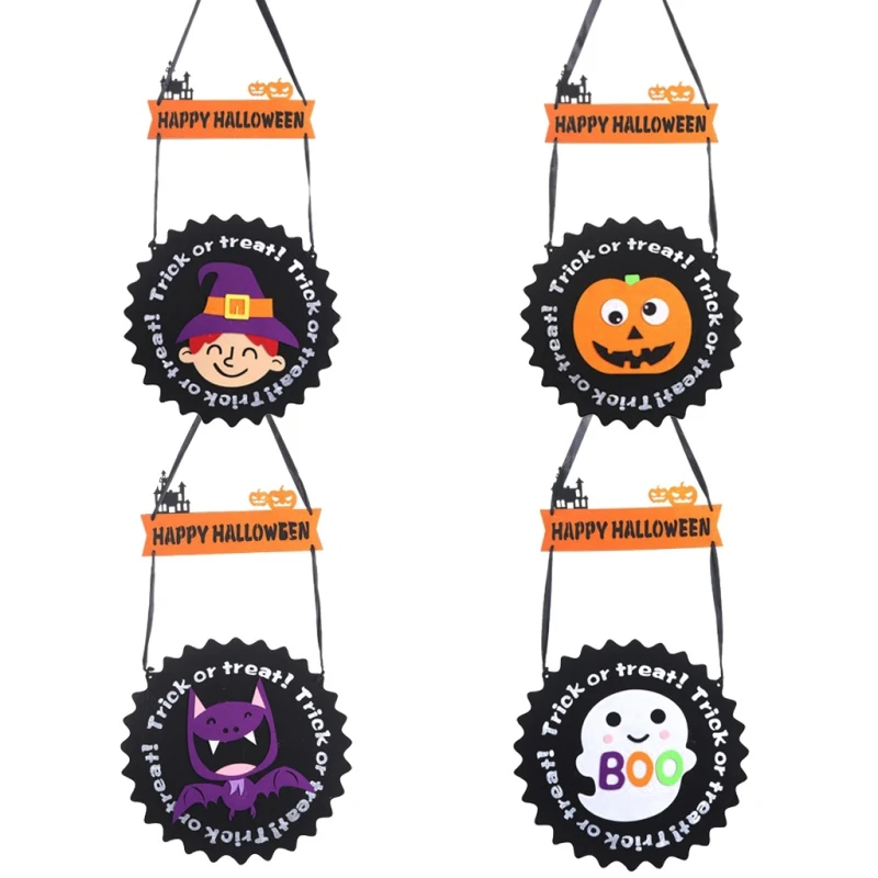 

Happy Halloween Trick Or Treat Hanging Ornament Wall Door Window Decoration Props Halloween Party Supplies