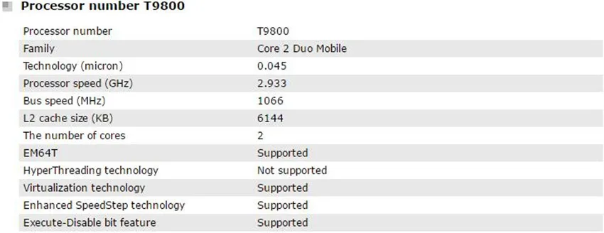 T9800参