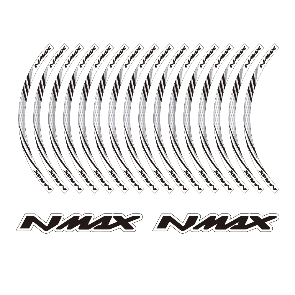 KODASKIN 2D наклейка с эмблемой обода колеса для Yamaha NMAX NMAX125 NMAX155|Наклейки на