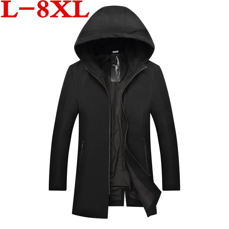2018 Большие размеры 8XL 9XL 10XL 7XL 6XL мужская куртка пальто Высокое качество верхняя