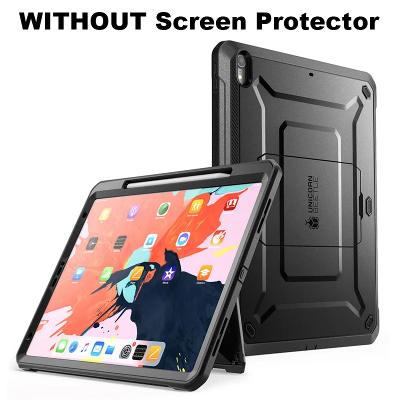 Для iPad Pro 12,9 чехол() совместимый с Apple Pencil SUP чехол UB PRO Чехол на весь корпус со встроенной защитой экрана и подставкой - Цвет: Black 2