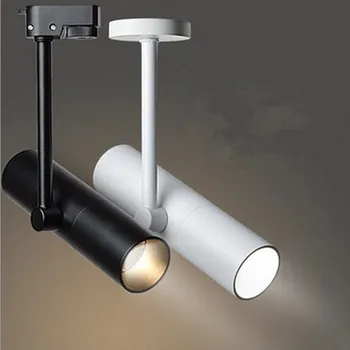 

12W 15W COB Integration LED Track light Lamparas colgantes for store/shopping mall lighting Lamp Color optional Spot light