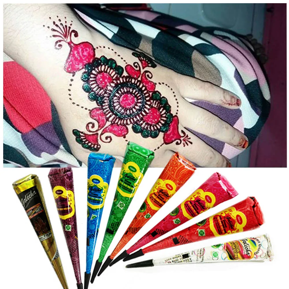 

Henna Tattoo White Ink Face Painting Hand And Body Paint DIY Drawing Waterproof Temporary Tattoos Tattoo Paste