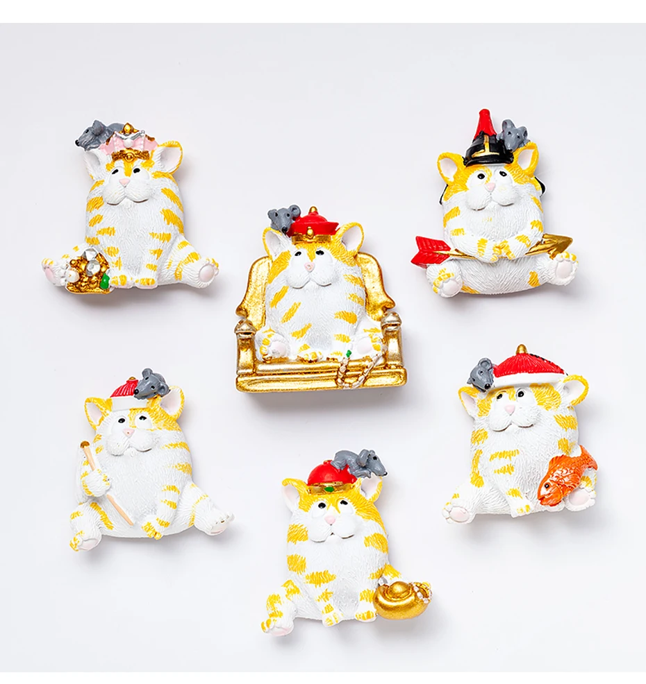 Forbidden City Cat Fridge Magnet 07