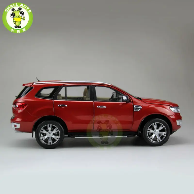 1:18 Масштаб Китай Ford Everest SUV форма Ranger литой автомобиль модель игрушки красный