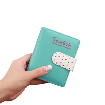 

PinShang Lady Cute Wave Point Buckle Design Fashion Purse Coins Pouch