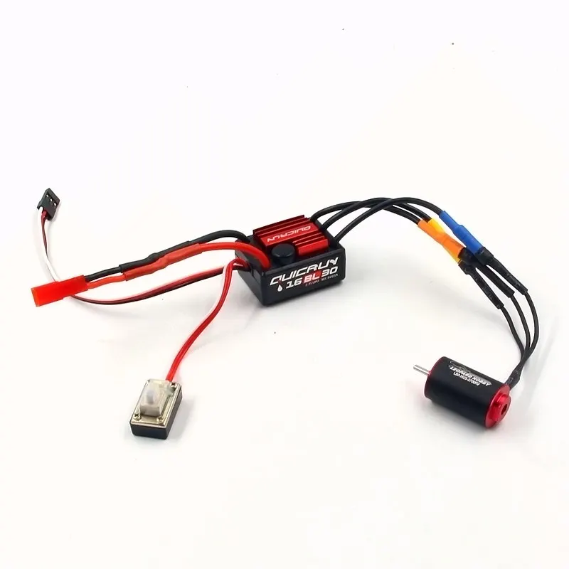 RC Леопард хобби 1625 мотор Quicrun 30A ESC бесщеточная модернизация комбо для радио